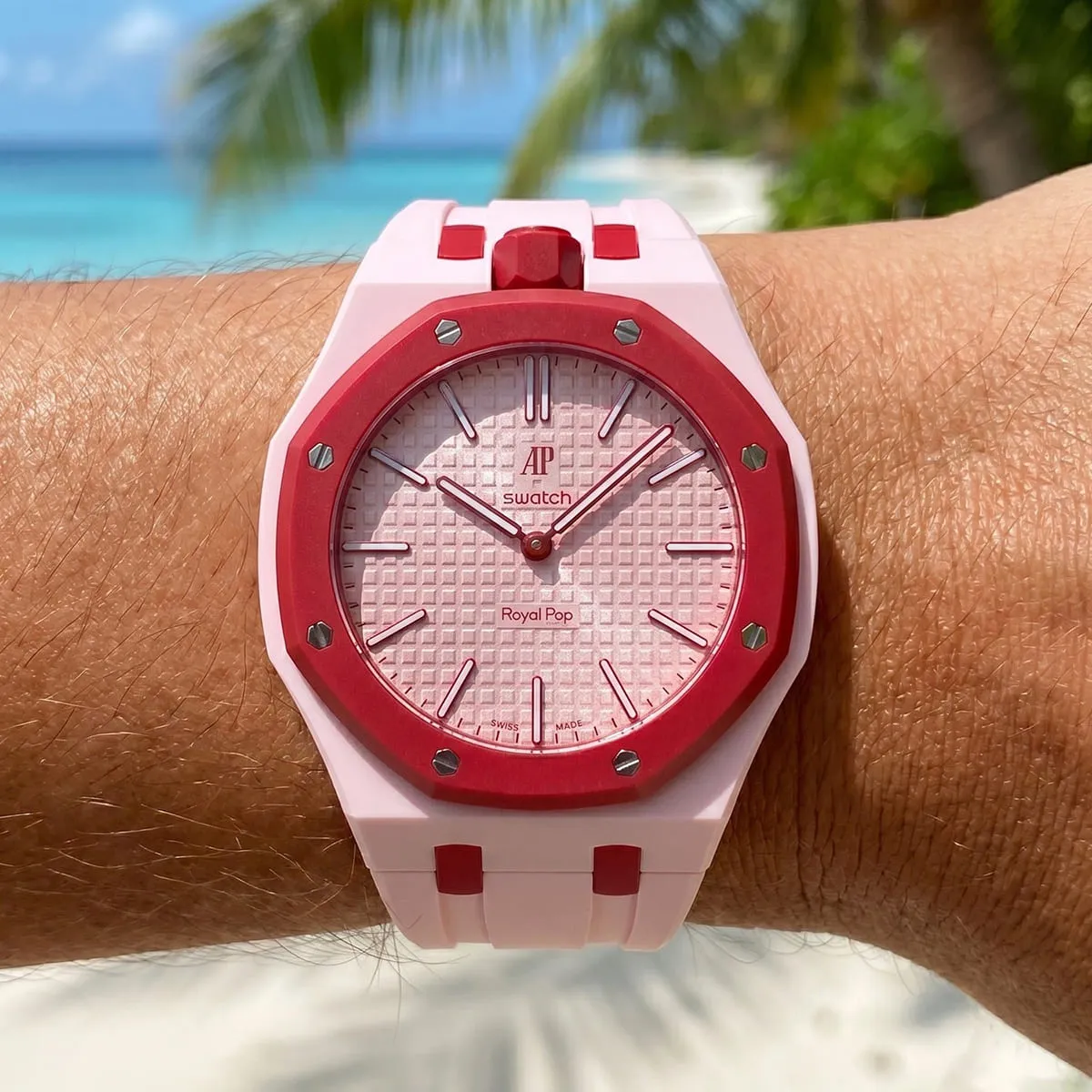 Audemars Piguet Pink and Red Strap