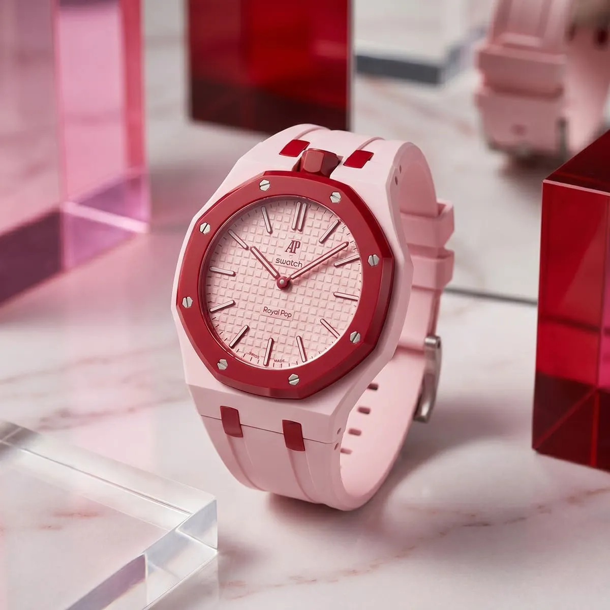 Audemars Piguet Pink and Red Strap