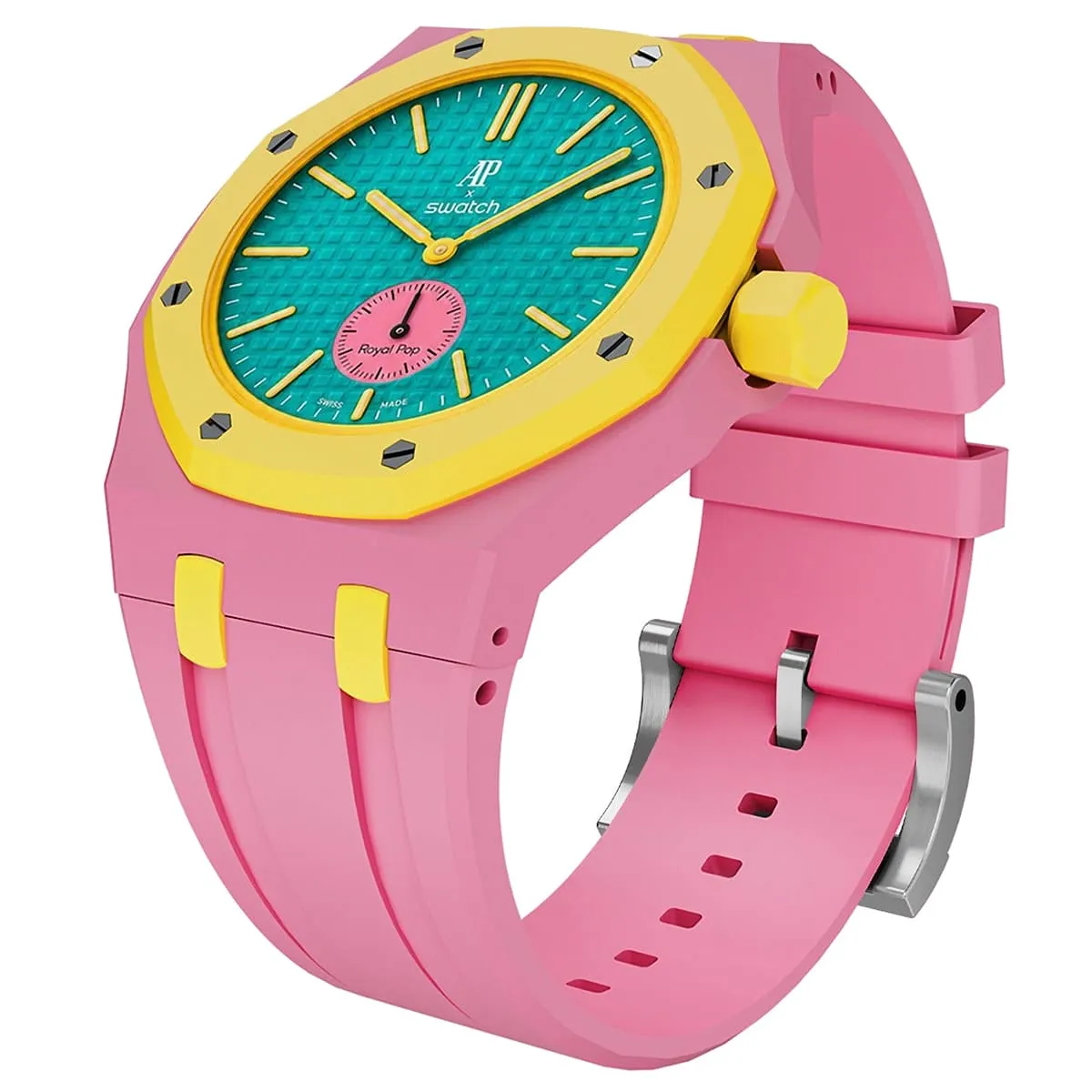 Audemars Piguet Teal and Pink Strap