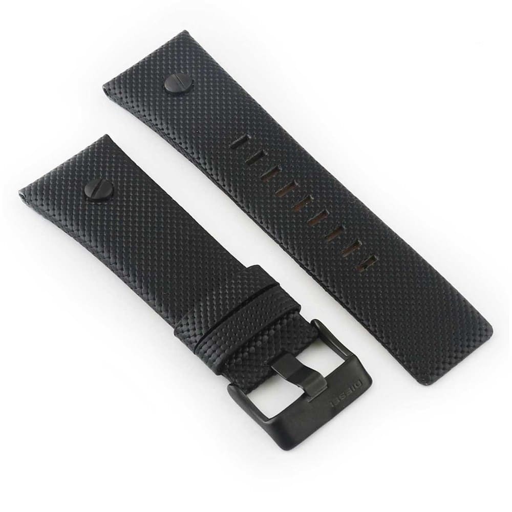 Diesel Black Leather Belt 2