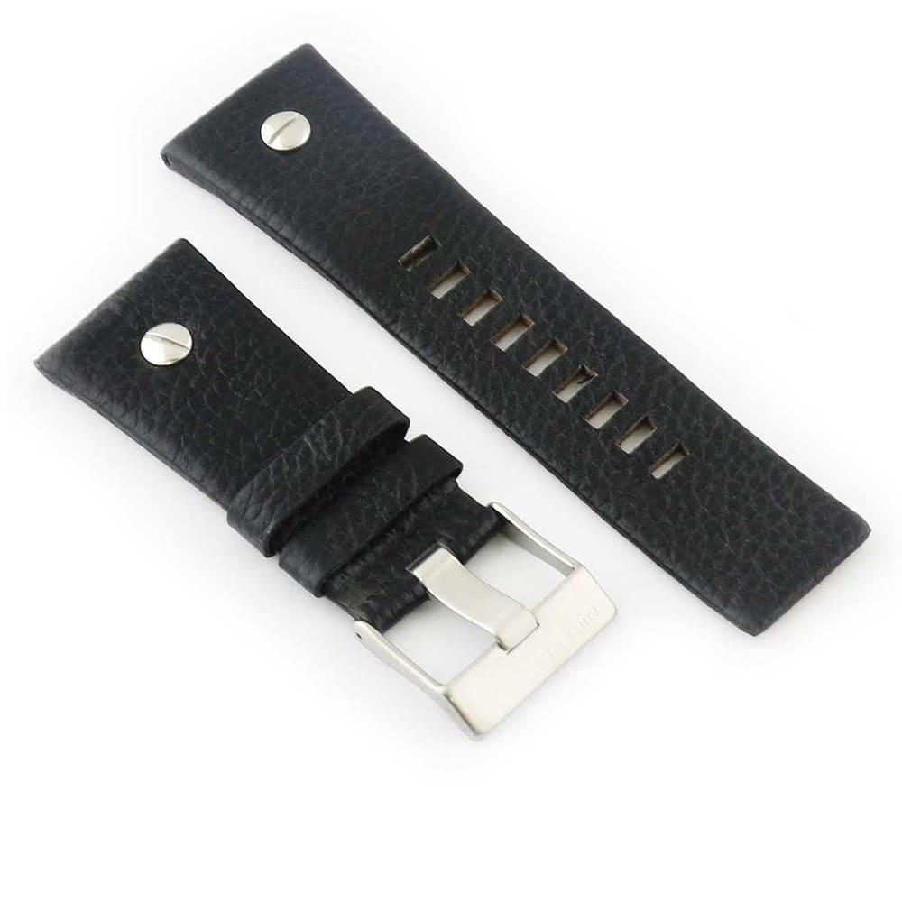 Diesel Black Leather Belt 3