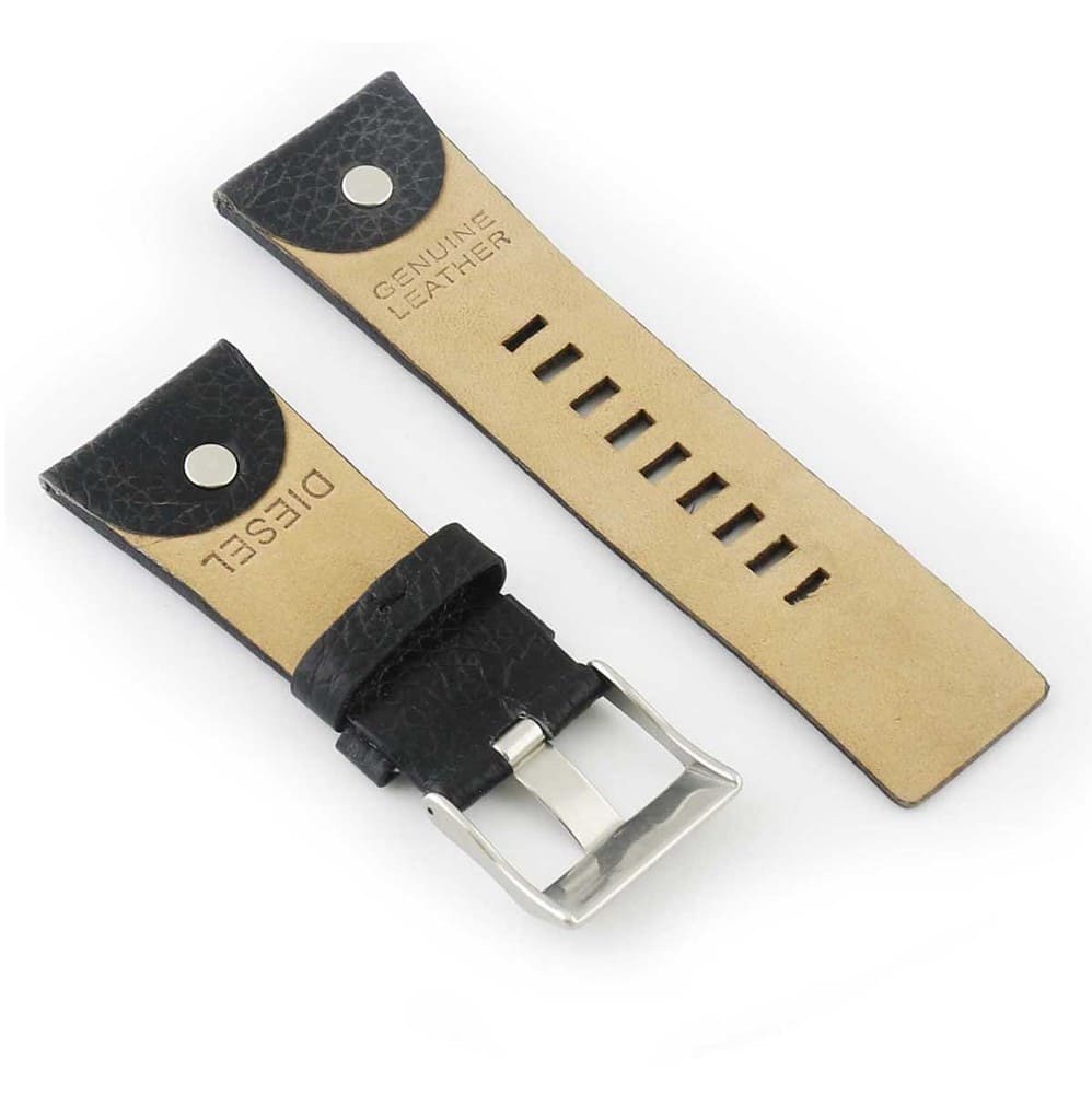Diesel Black Leather Belt 3