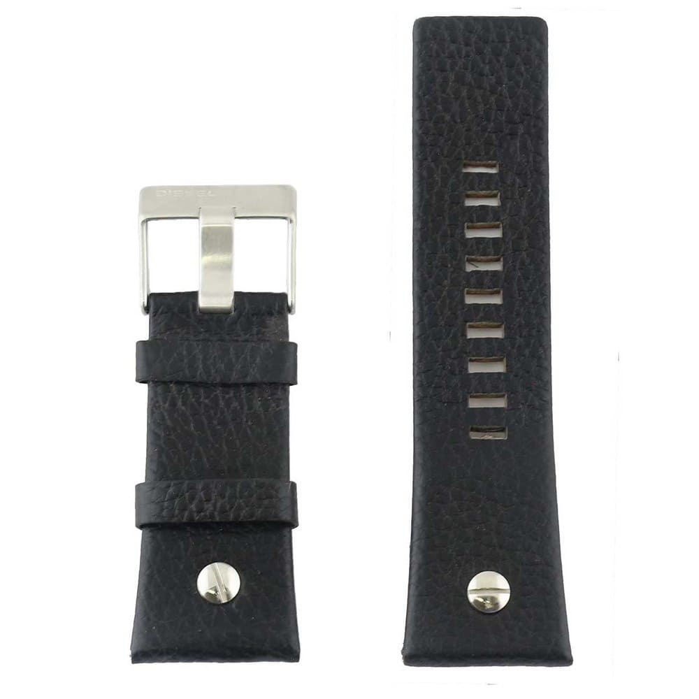 Diesel Black Leather Belt 3