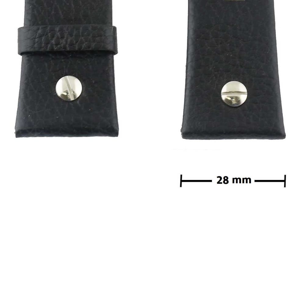 Diesel Black Leather Belt 3