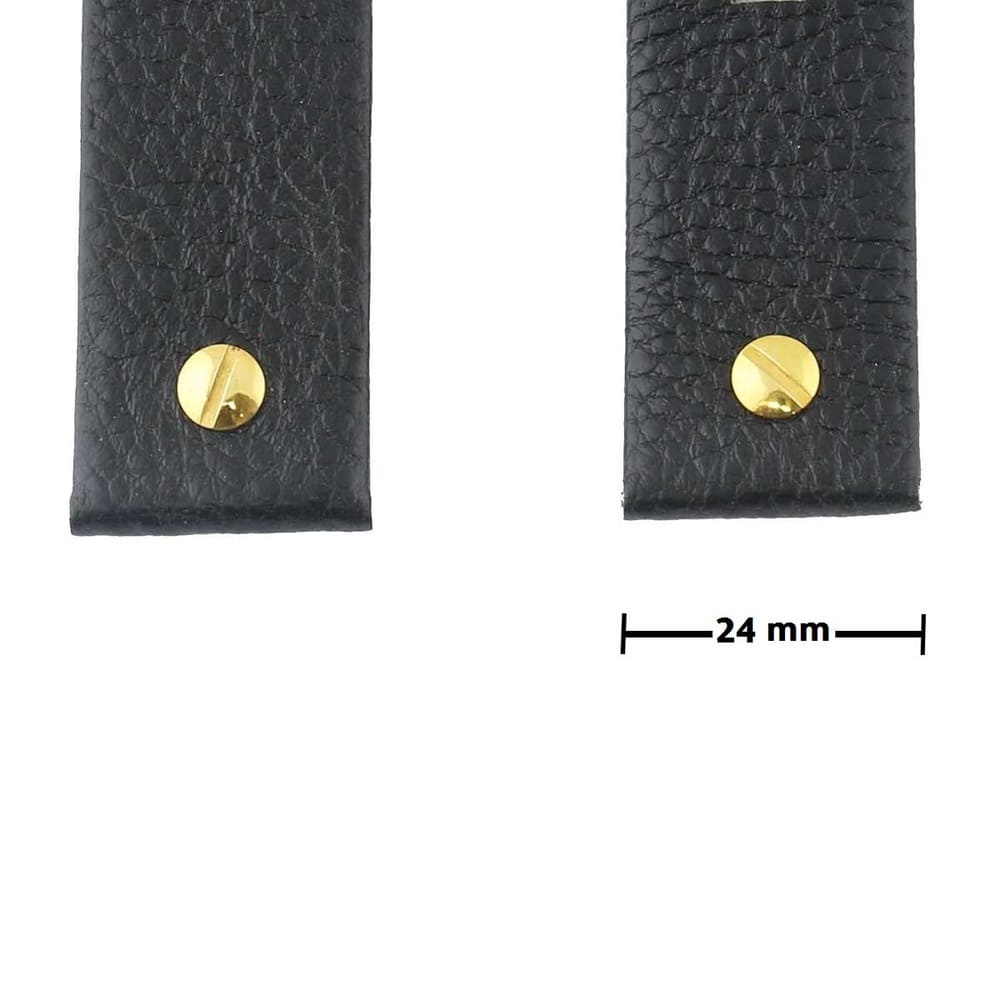Diesel Black Leather Belt 4