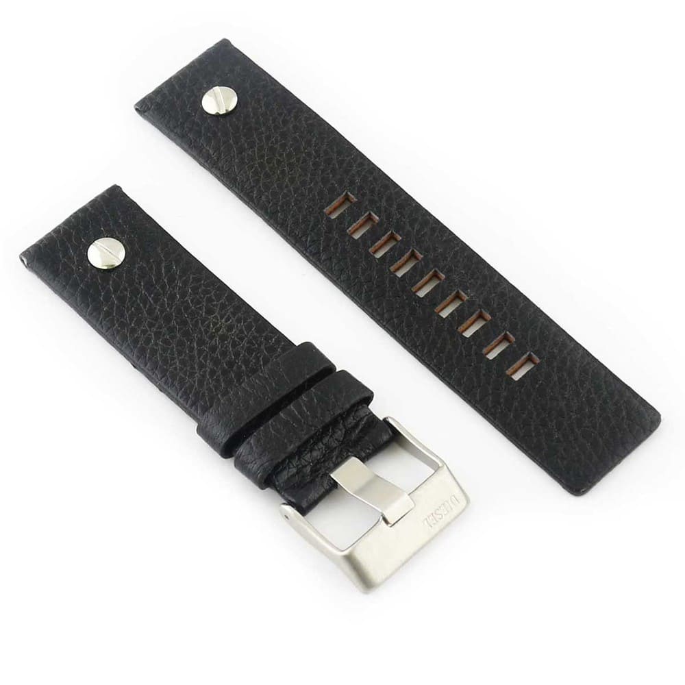 Diesel Black Leather Belt 6