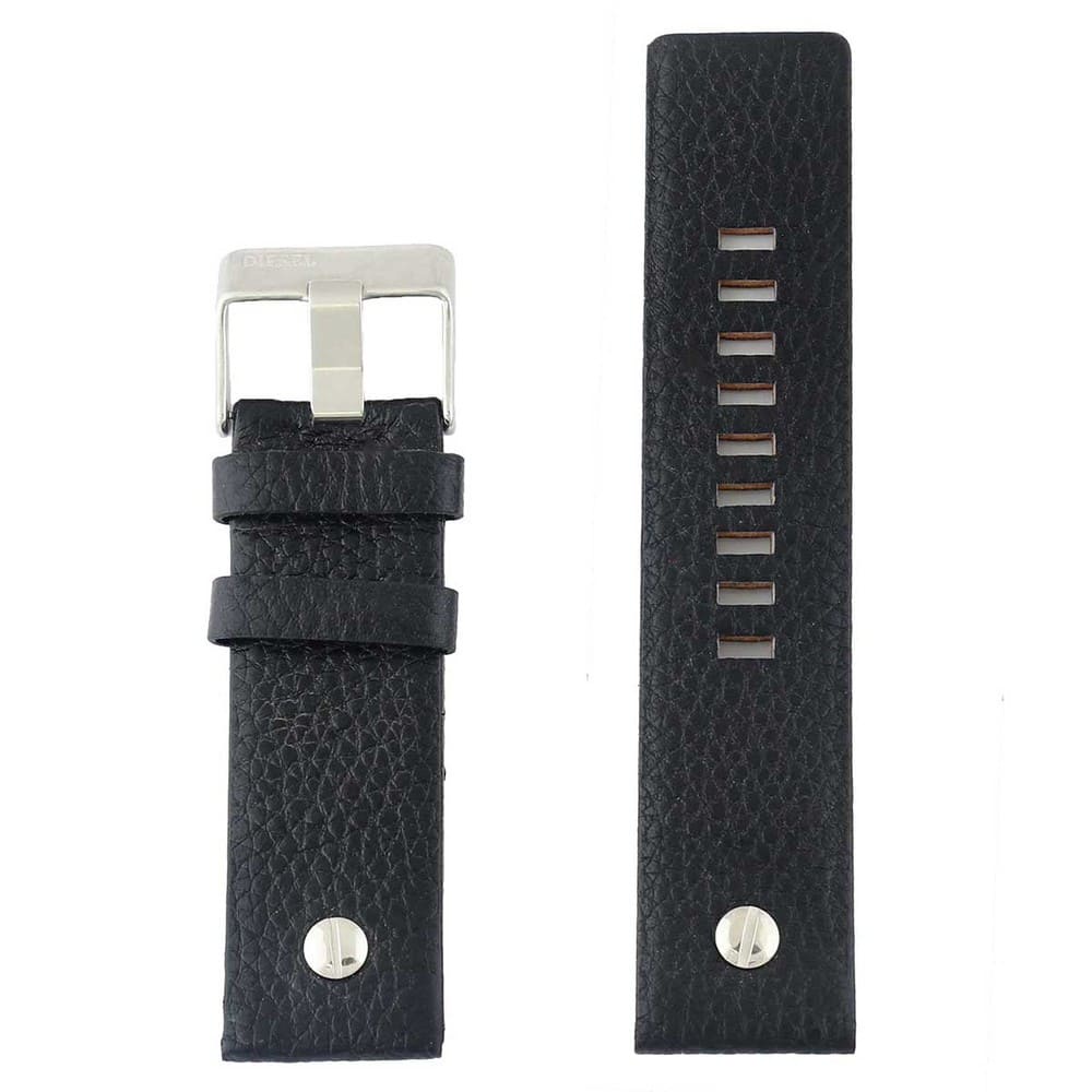 Diesel Black Leather Belt 6