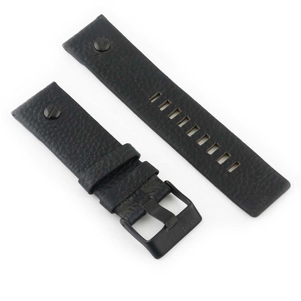 Diesel Black Leather Belt 7