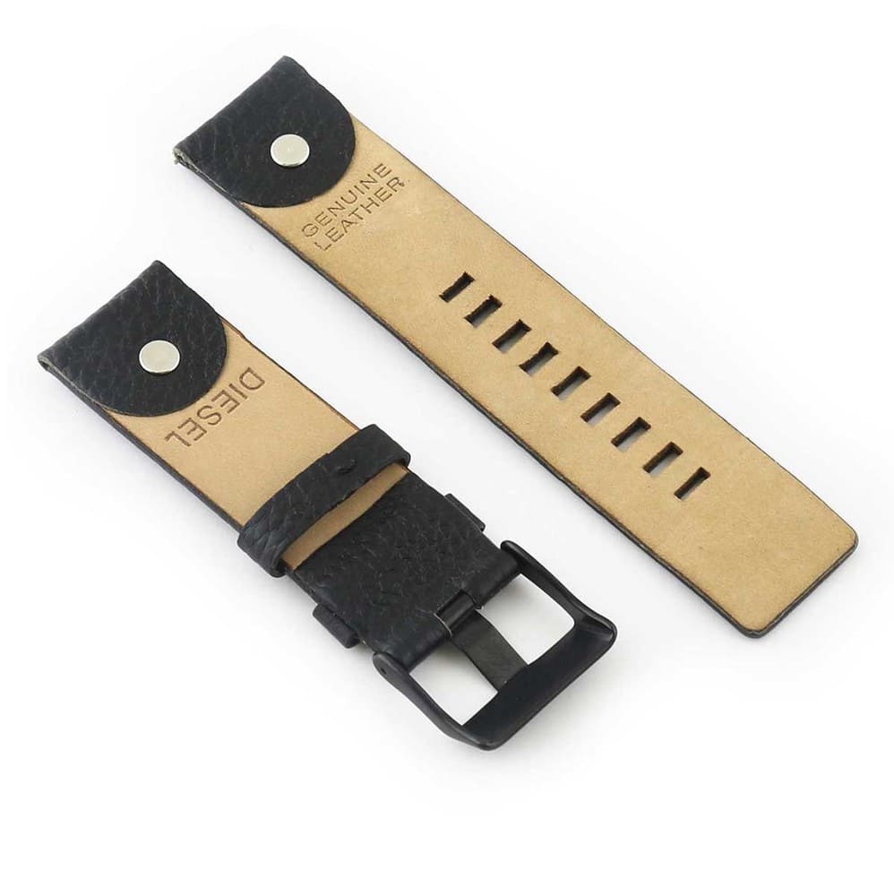 Diesel Black Leather Belt 7