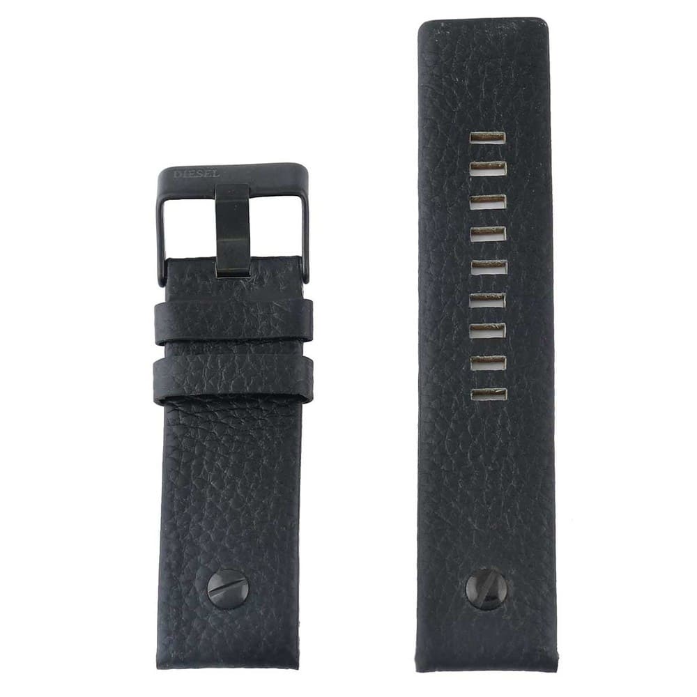 Diesel Black Leather Belt 7