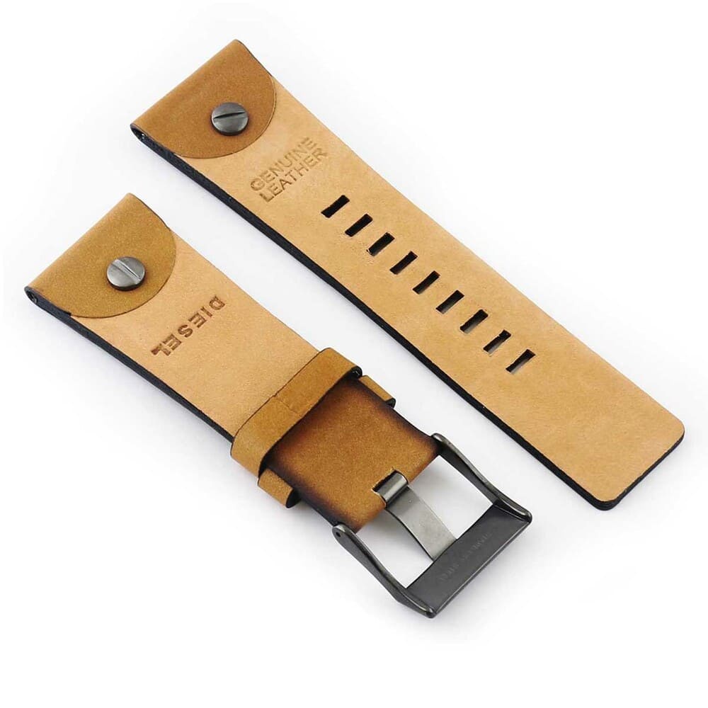 Diesel Havana Brown Leather Belt