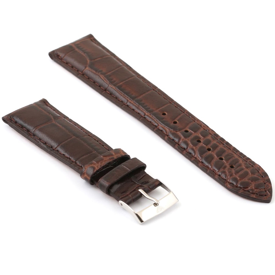 Emporio Armani Brown Leather Strap