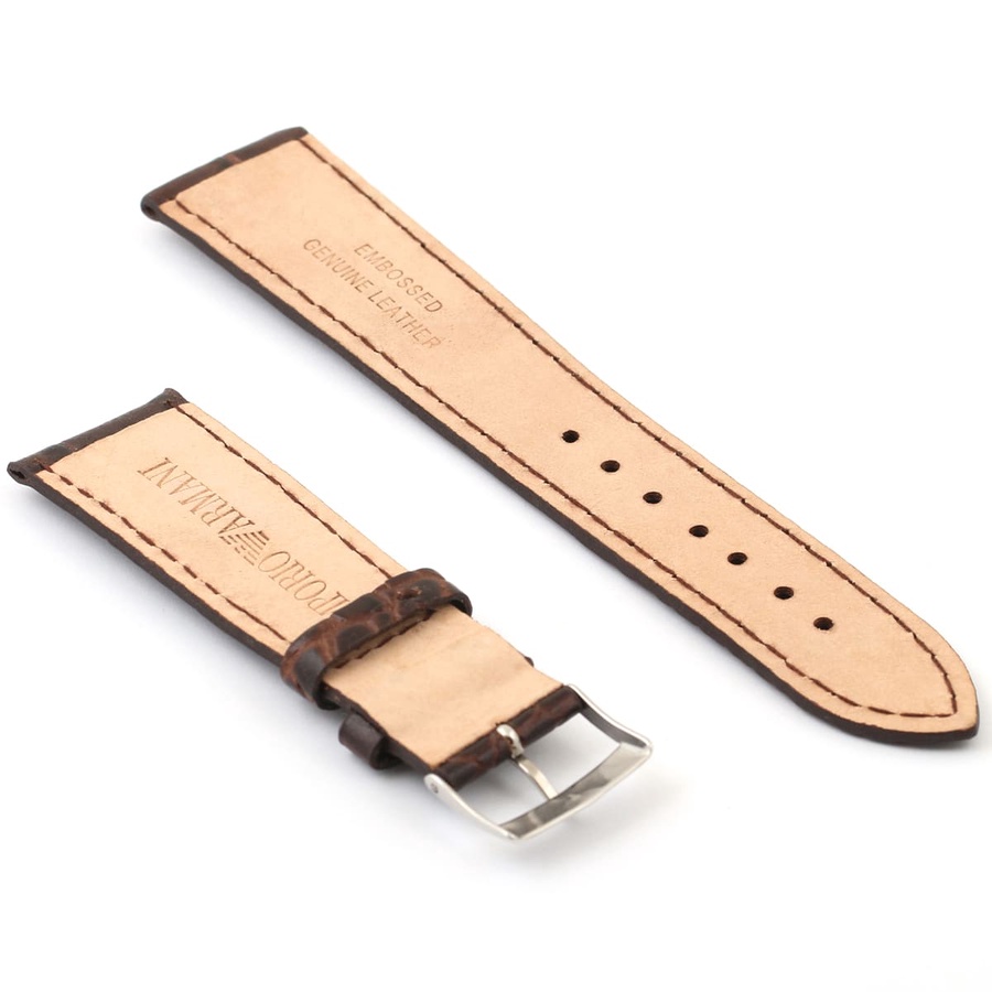 Emporio Armani Brown Leather Strap