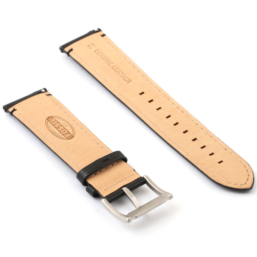 Fossil Black Leather Strap