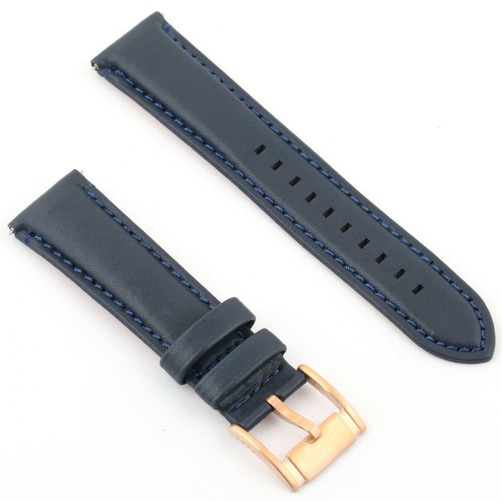 Fossil Blue Leather Strap