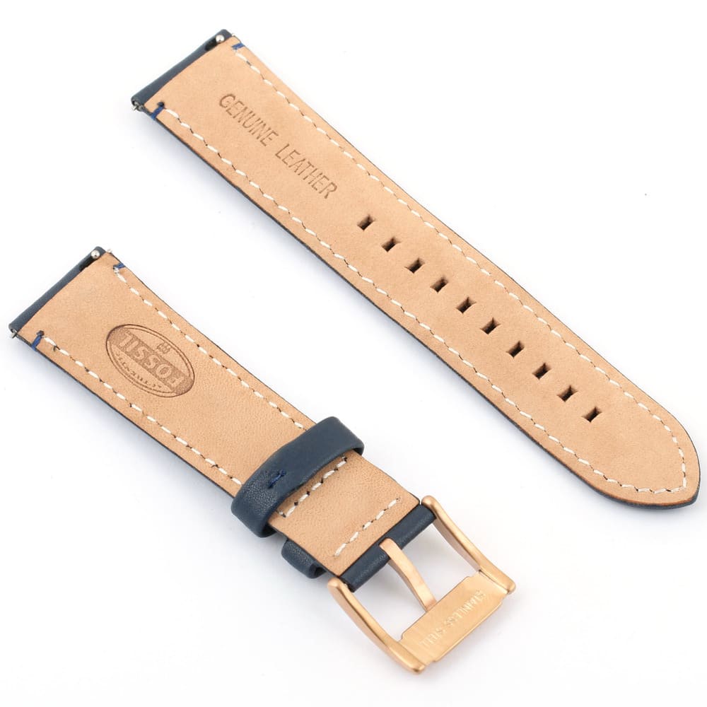 Fossil Blue Leather Strap