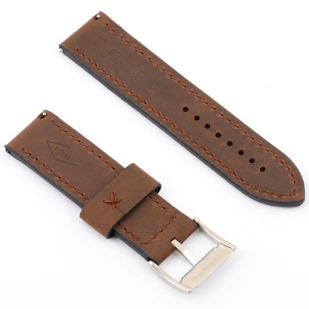 Fossil Brown Leather Strap 3