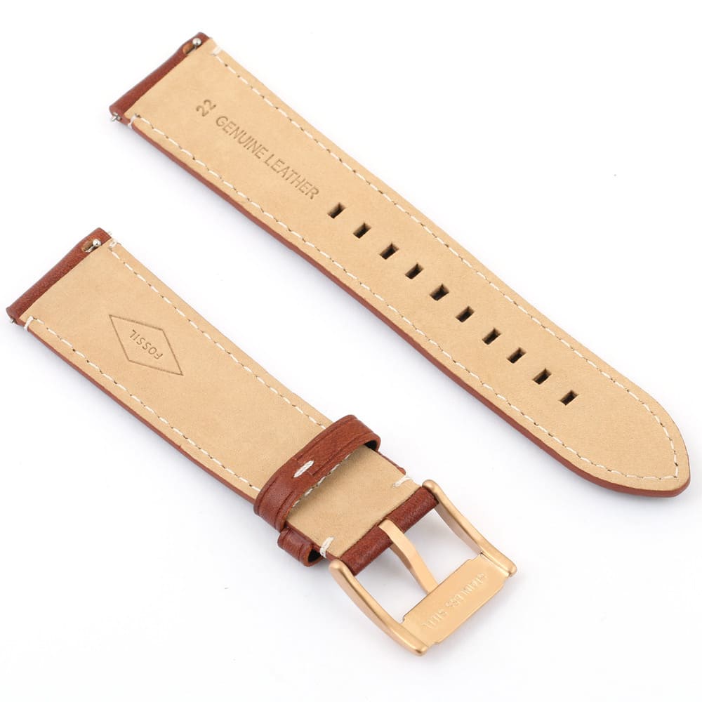 Fossil Brown Leather Strap 4