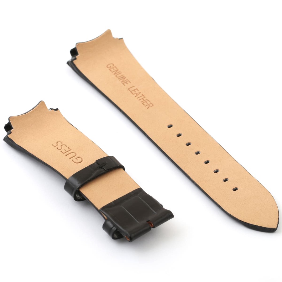 Guess Black Leather Strap