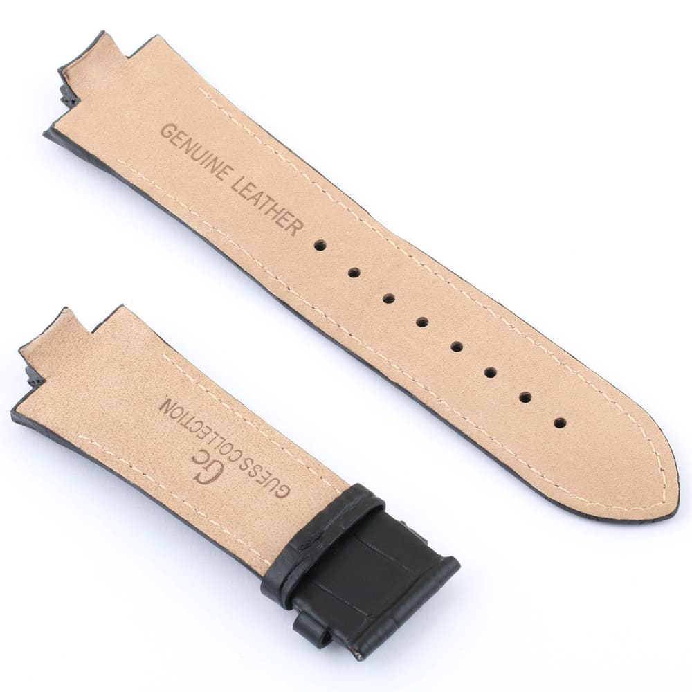 Guess Black Leather Strap 2