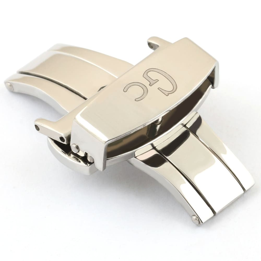 Guess Silver Stainless Steel Buckle
