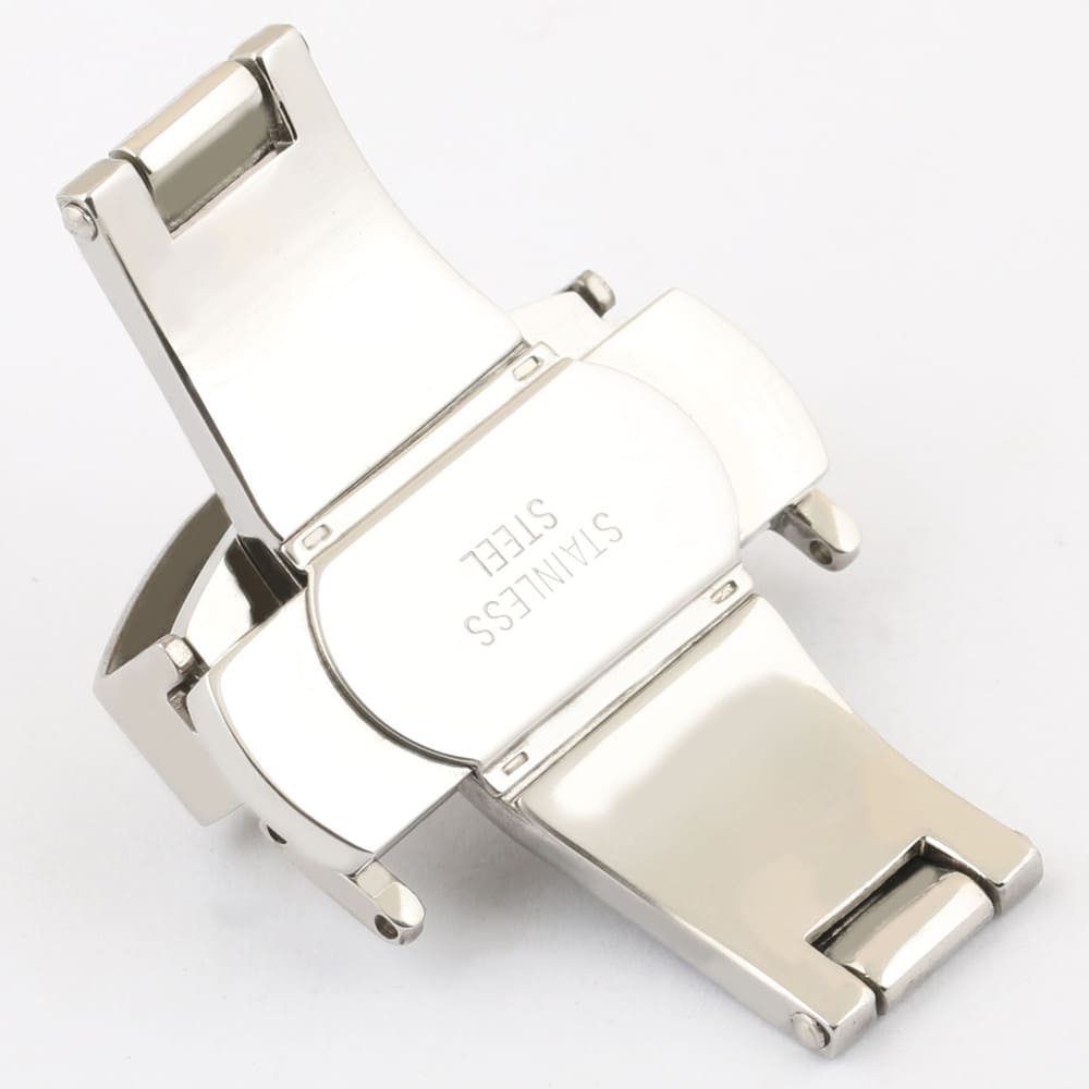 Guess Silver Stainless Steel Buckle