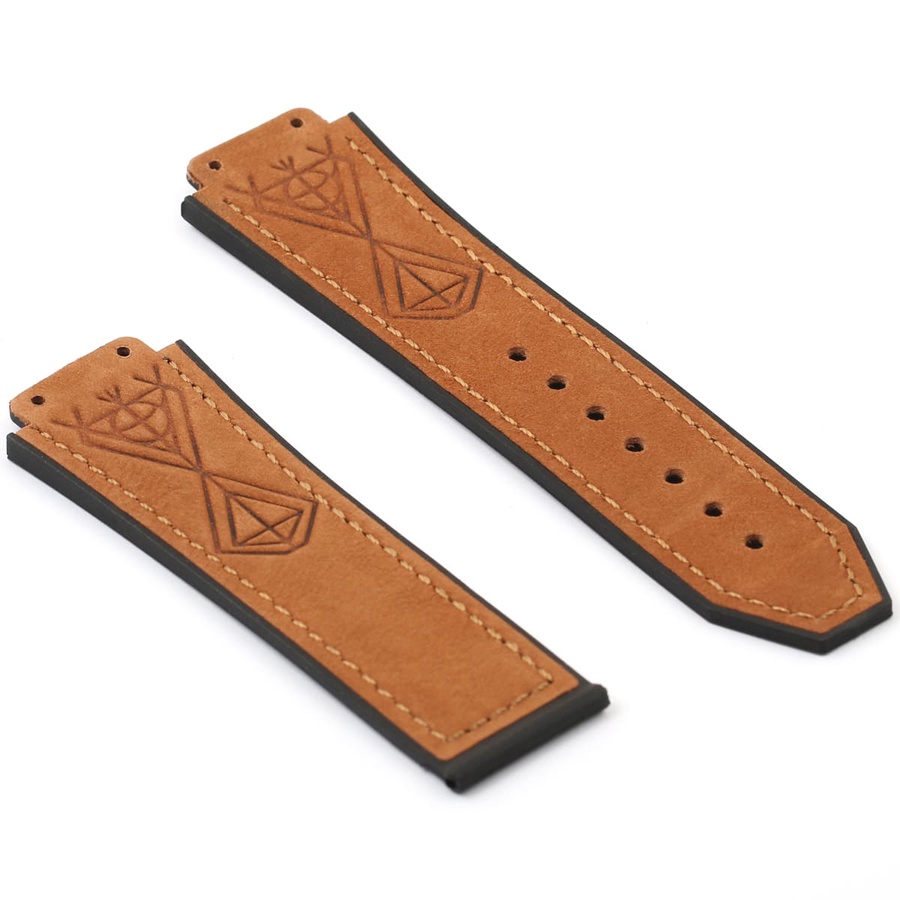 Hublot Brown Rubber Strap