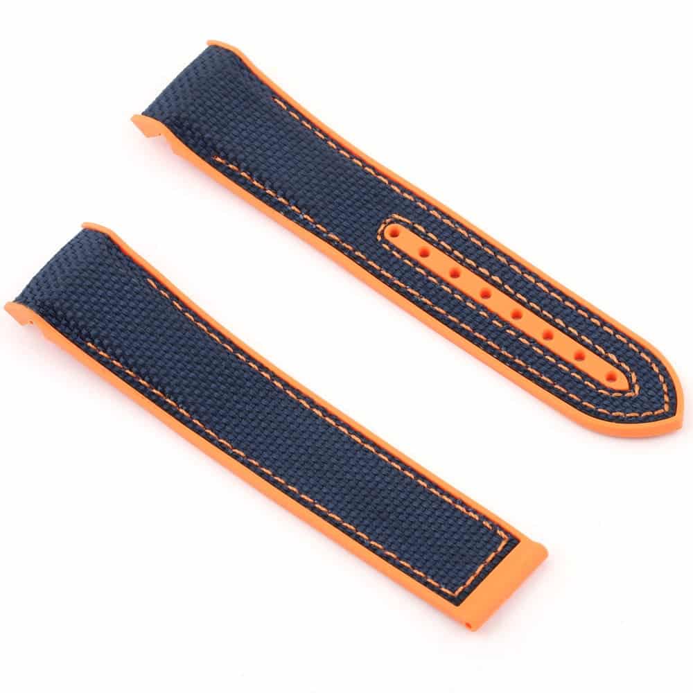 Omega Blue Rubber Strap