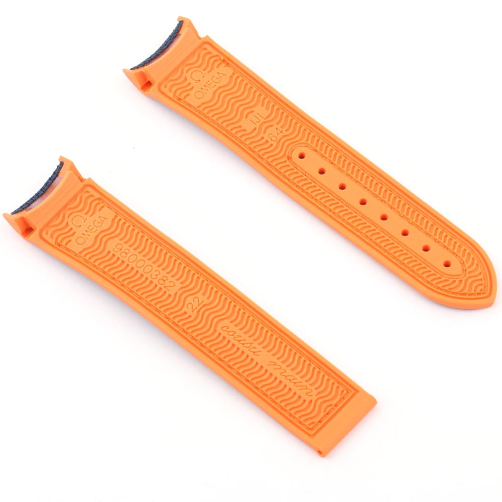 Omega Blue Rubber Strap