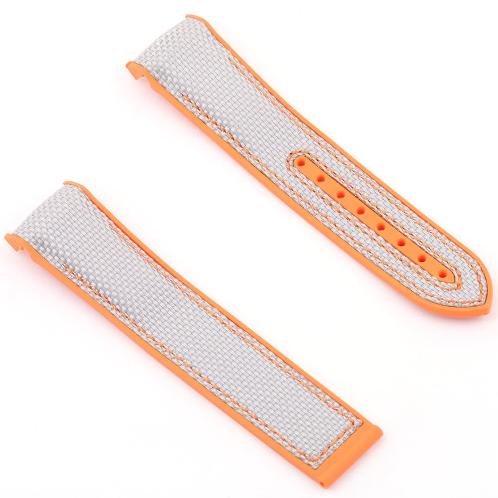 Omega Gray Rubber Strap