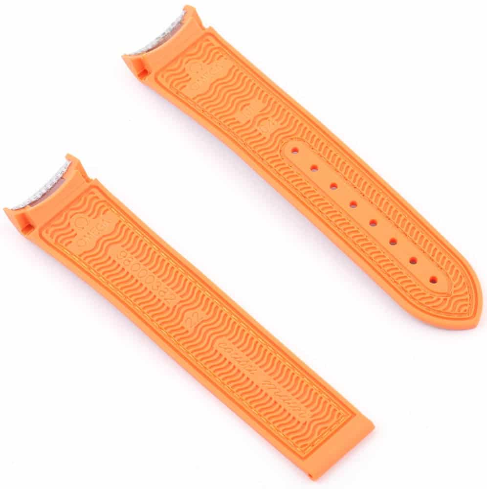 Omega Gray Rubber Strap