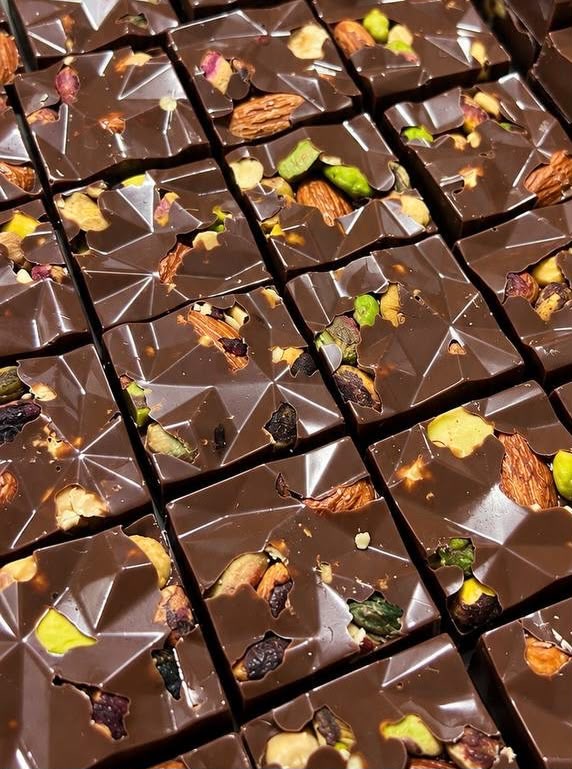 Milk Chocolate with Nuts — 100g