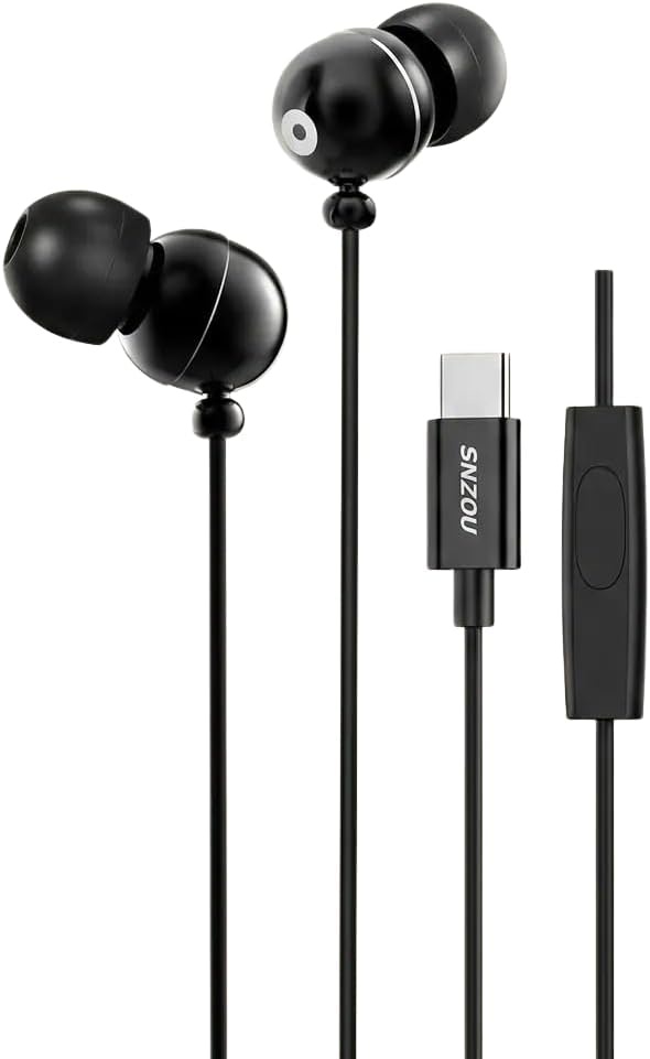 SNZOU SN-006 DeepBass Type-C Wired Earphones with Mic