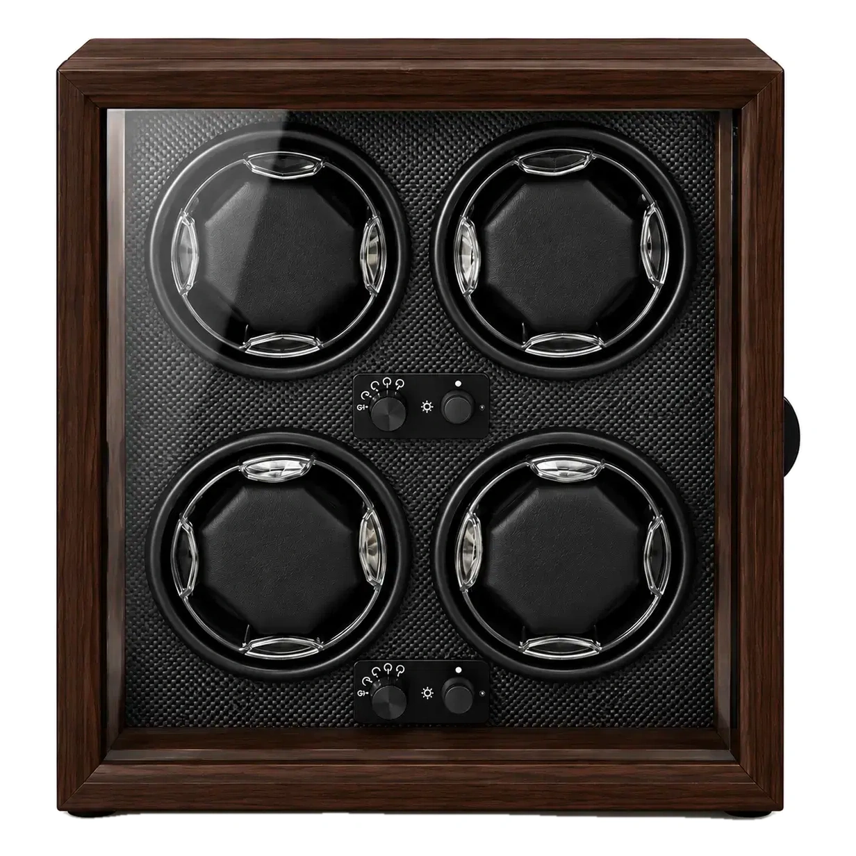 4-Slots Wooden Selfwinding Watch Case
