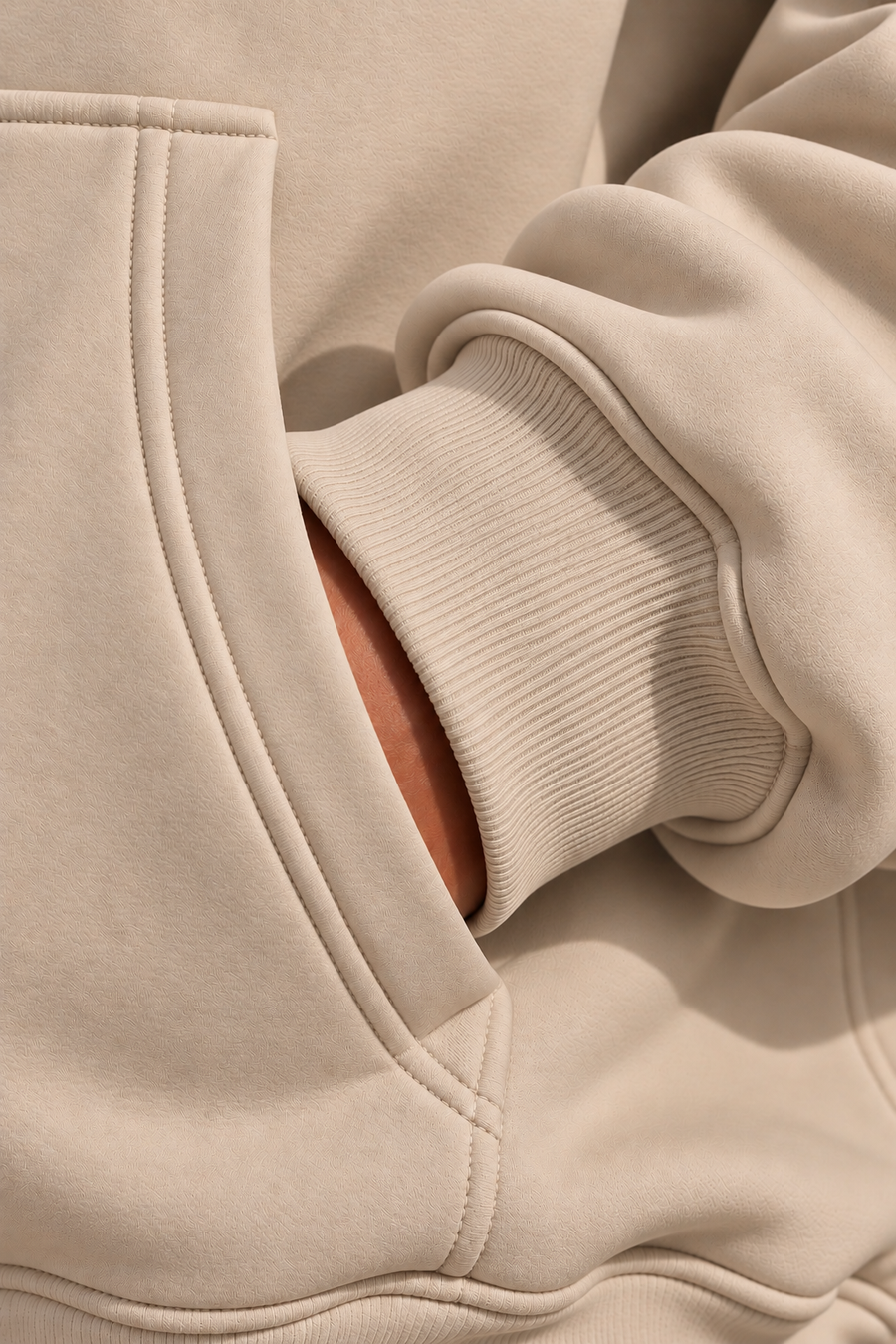IMPERFECT Oversized Hoodie – Sand Beige