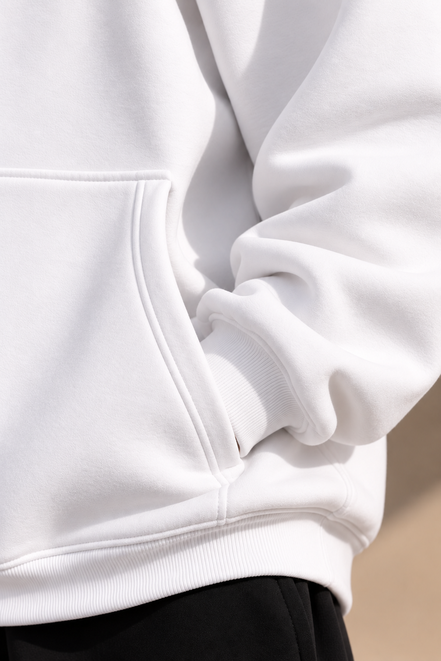 RISE Oversized Hoodie – White