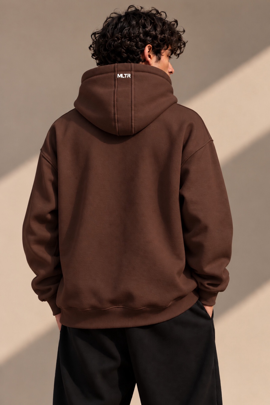 RISE Oversized Hoodie - Brown