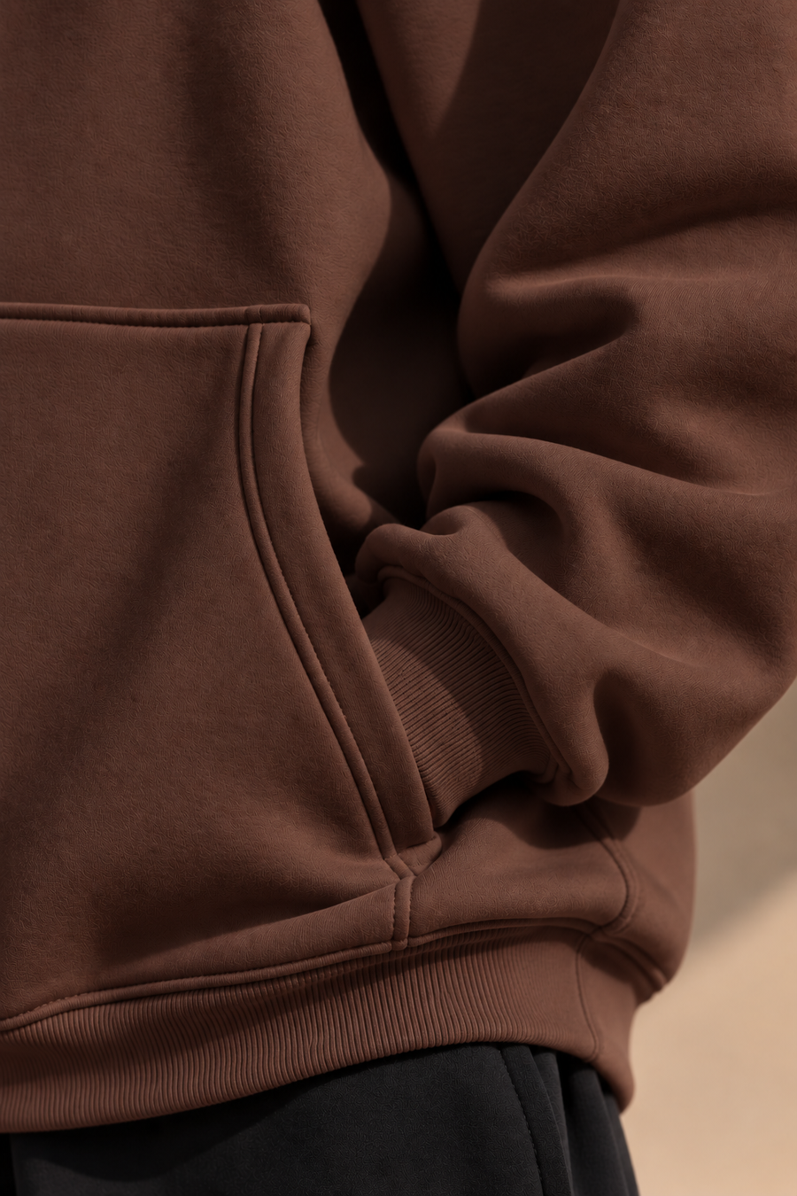 RISE Oversized Hoodie - Brown