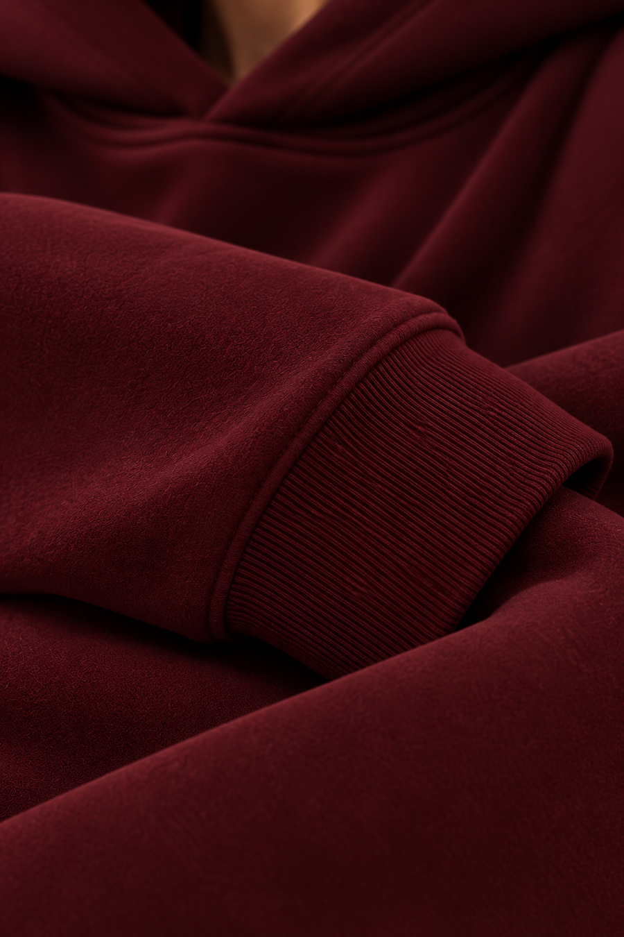 REBIRTH Oversized Hoodie – Burgundy