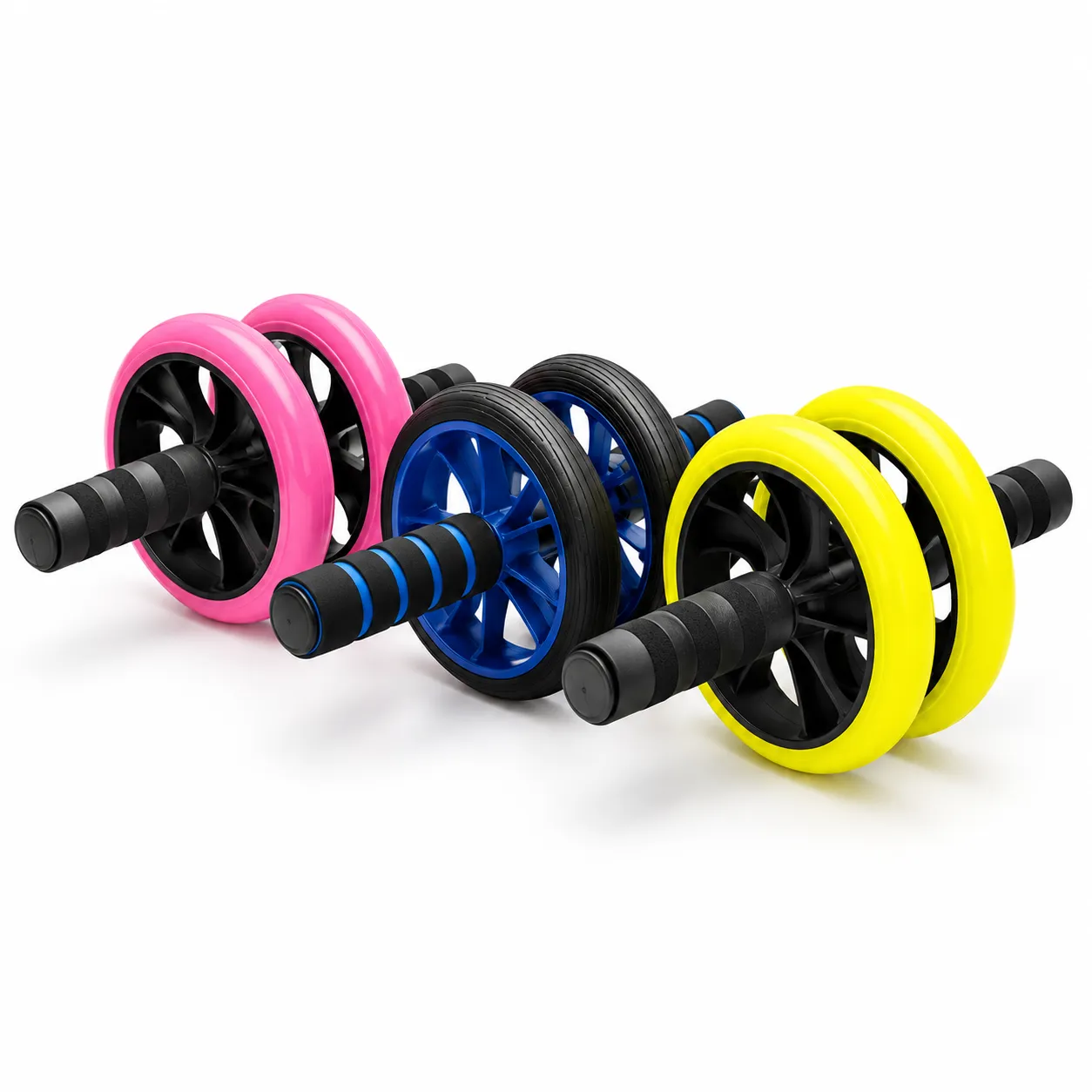 Ab Roller Exercise Wheel – عجلة تمارين البطن بمقابض إسفنجية