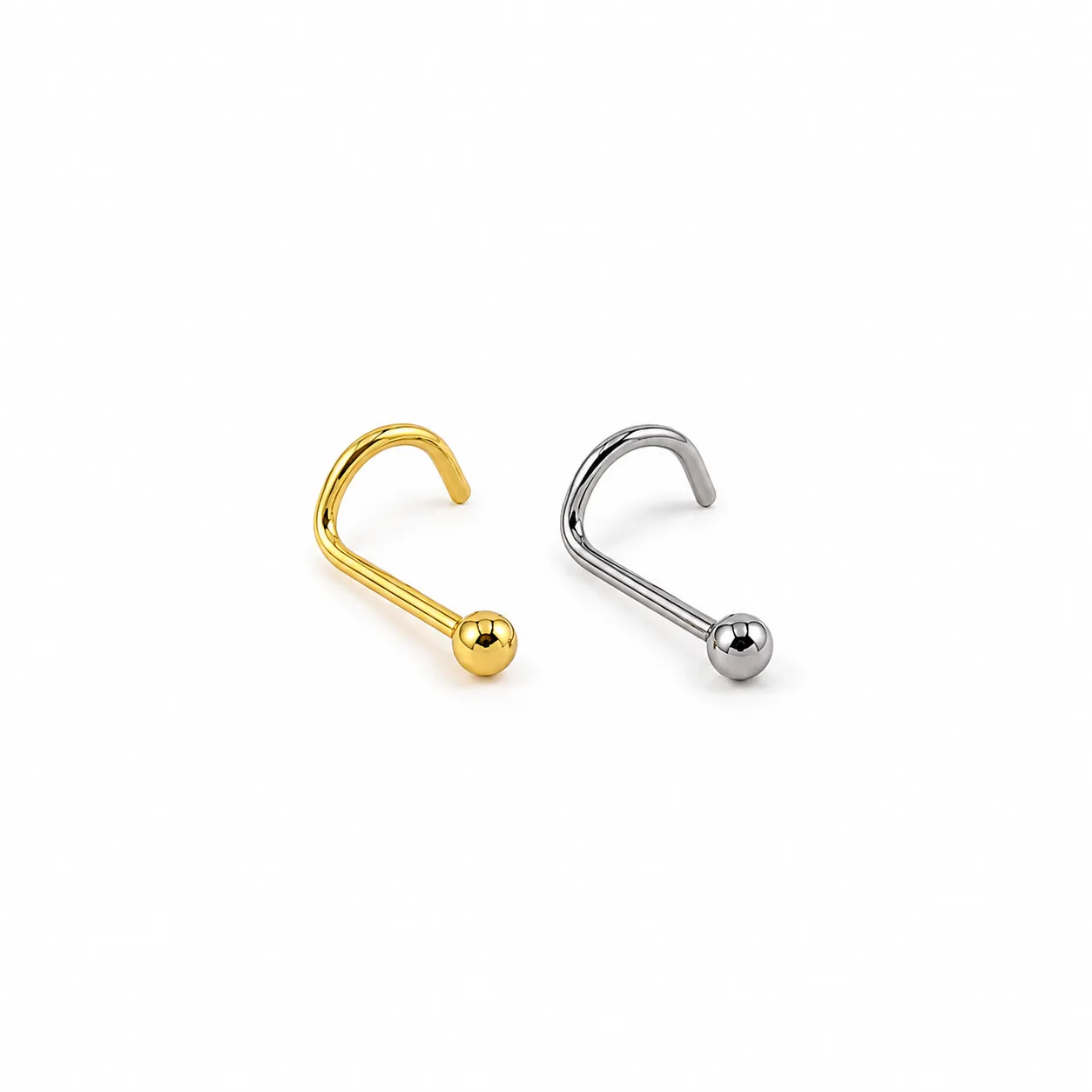 U-Shape Dot-Gold
