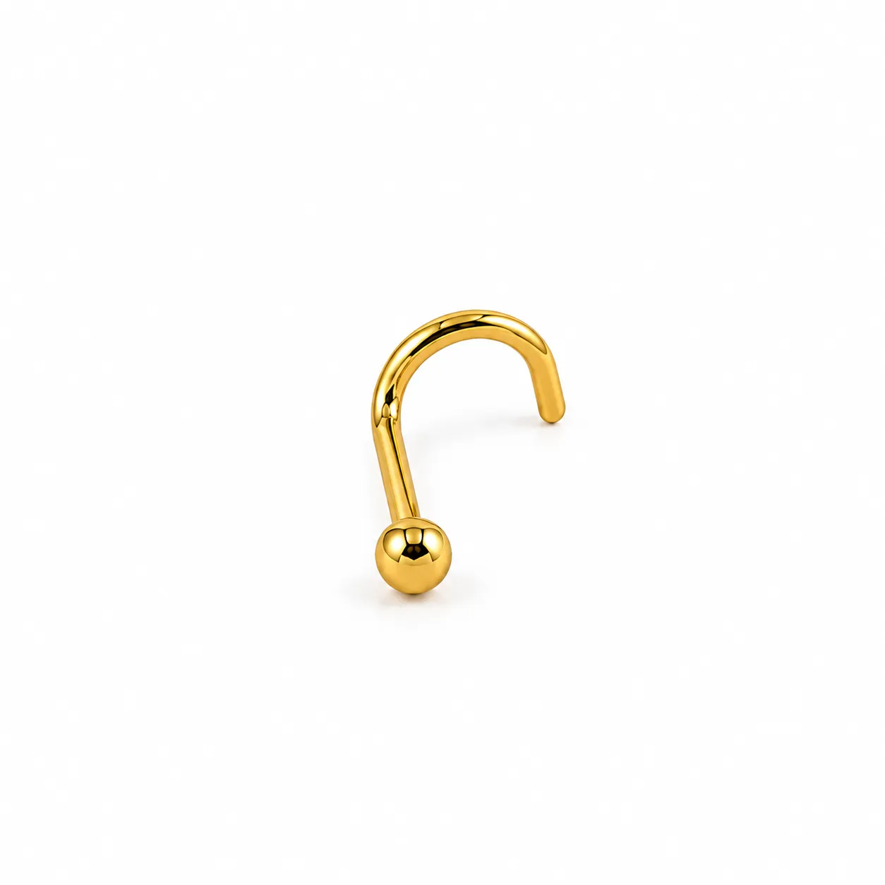 U-Shape Dot-Gold