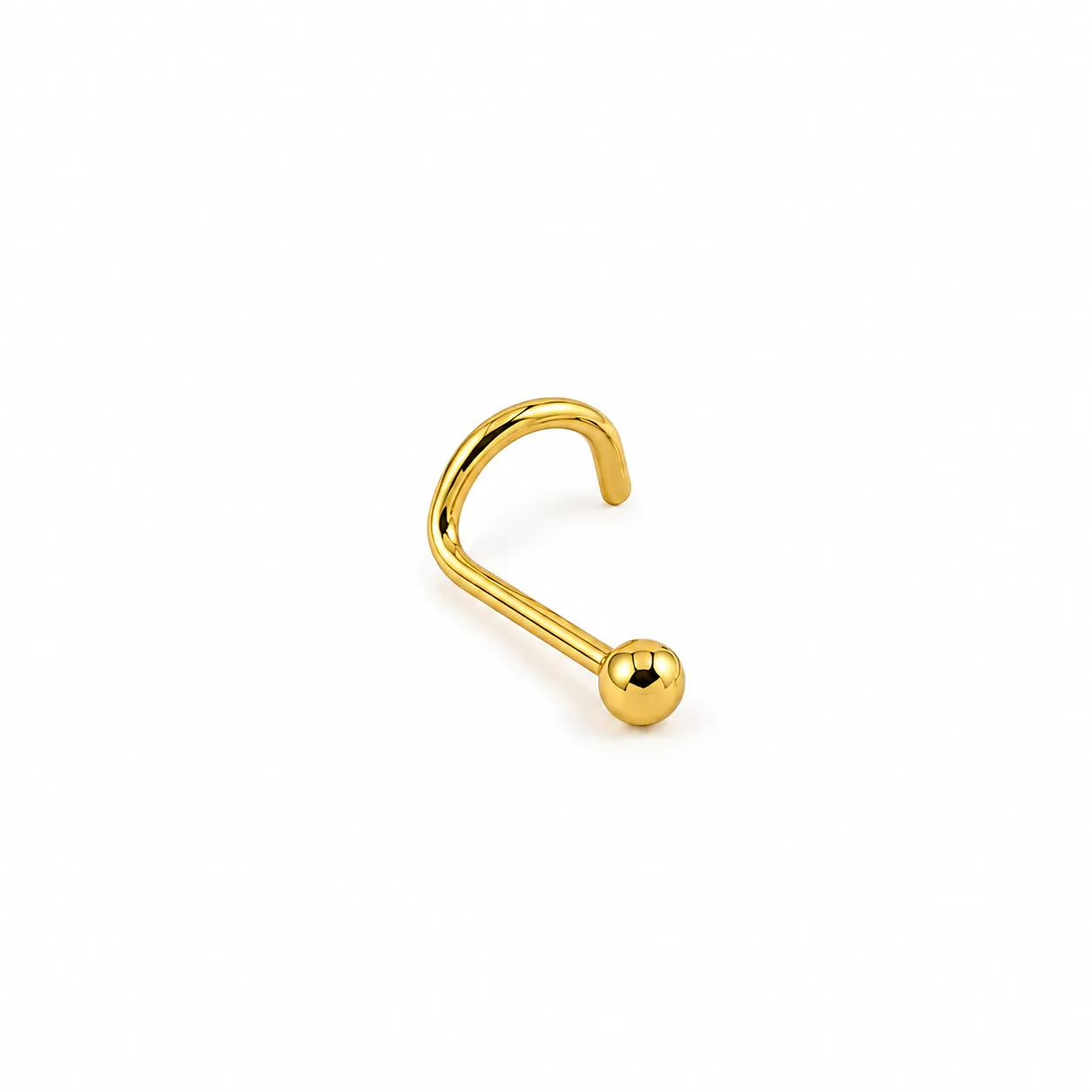 U-Shape Dot-Gold