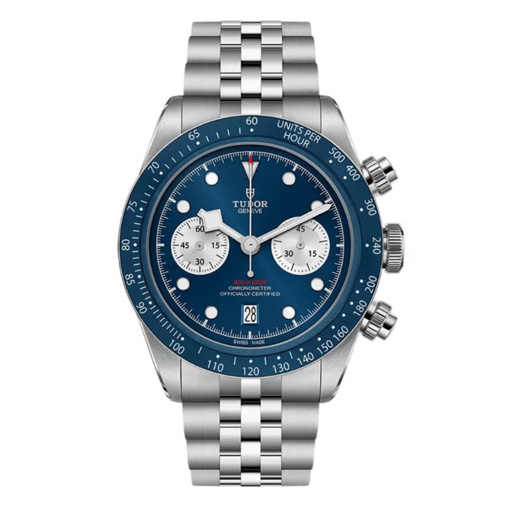 Tudor Watch For Men - Black Bay Chrono - Blue Dial