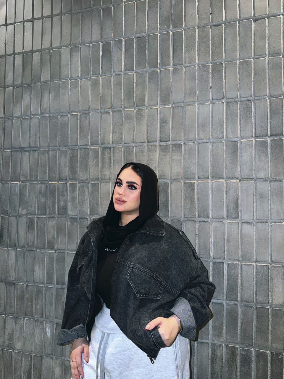 Oversized Imported Denim Jacket (578)
