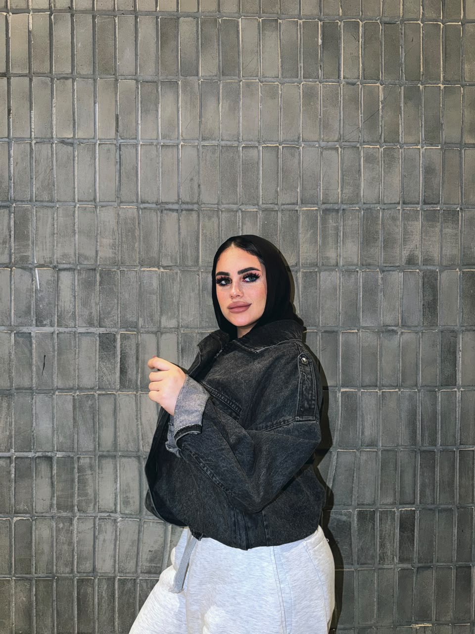 Oversized Imported Denim Jacket (578)