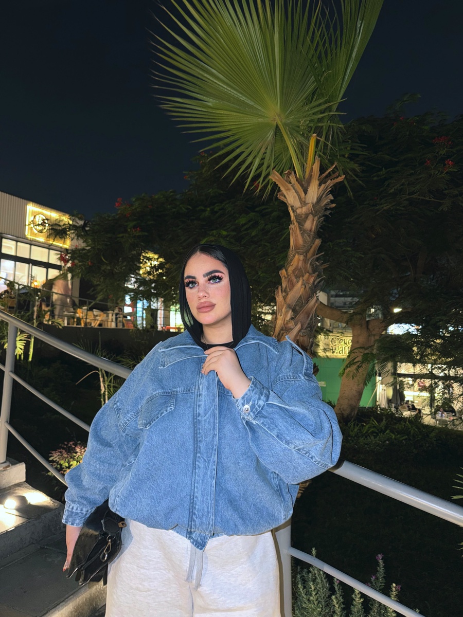 Oversized Imported Denim Jacket (578)