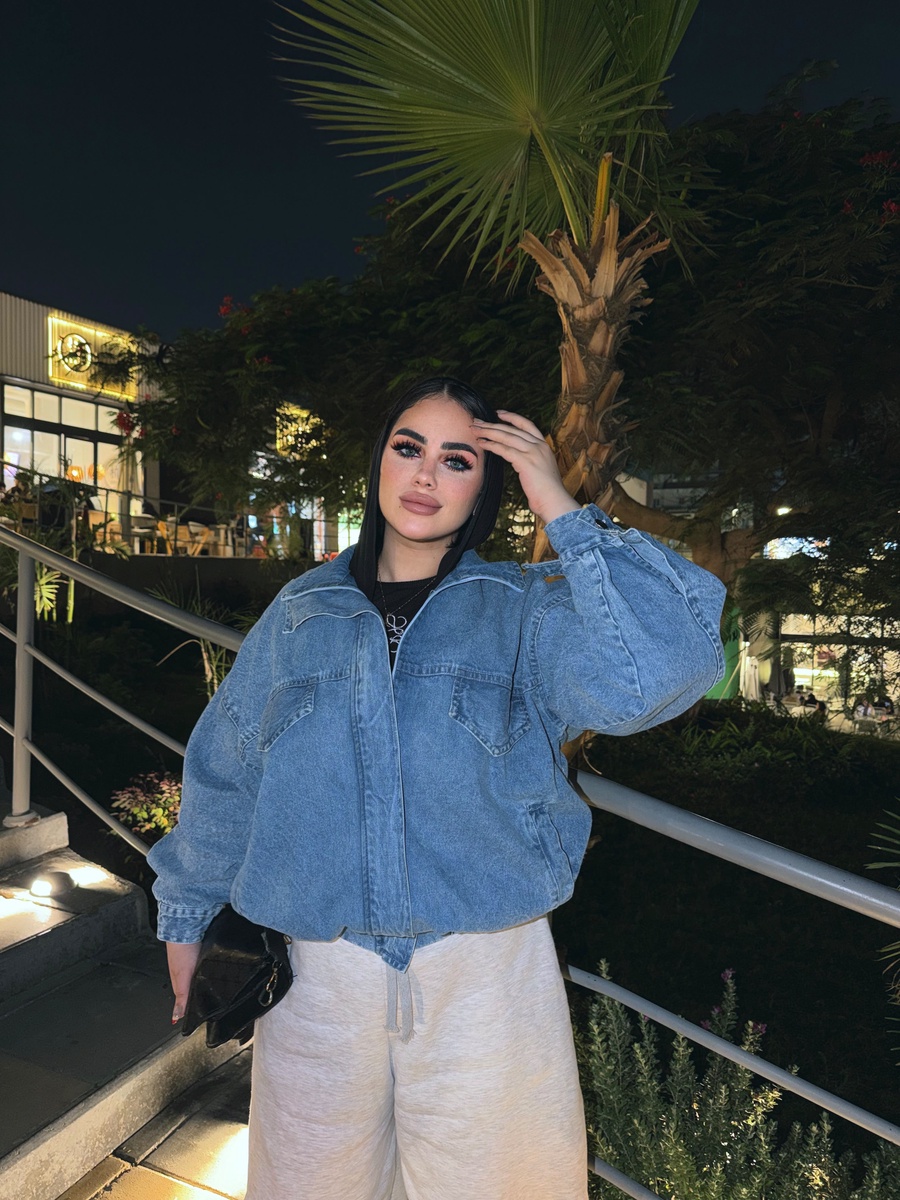 Oversized Imported Denim Jacket (578)