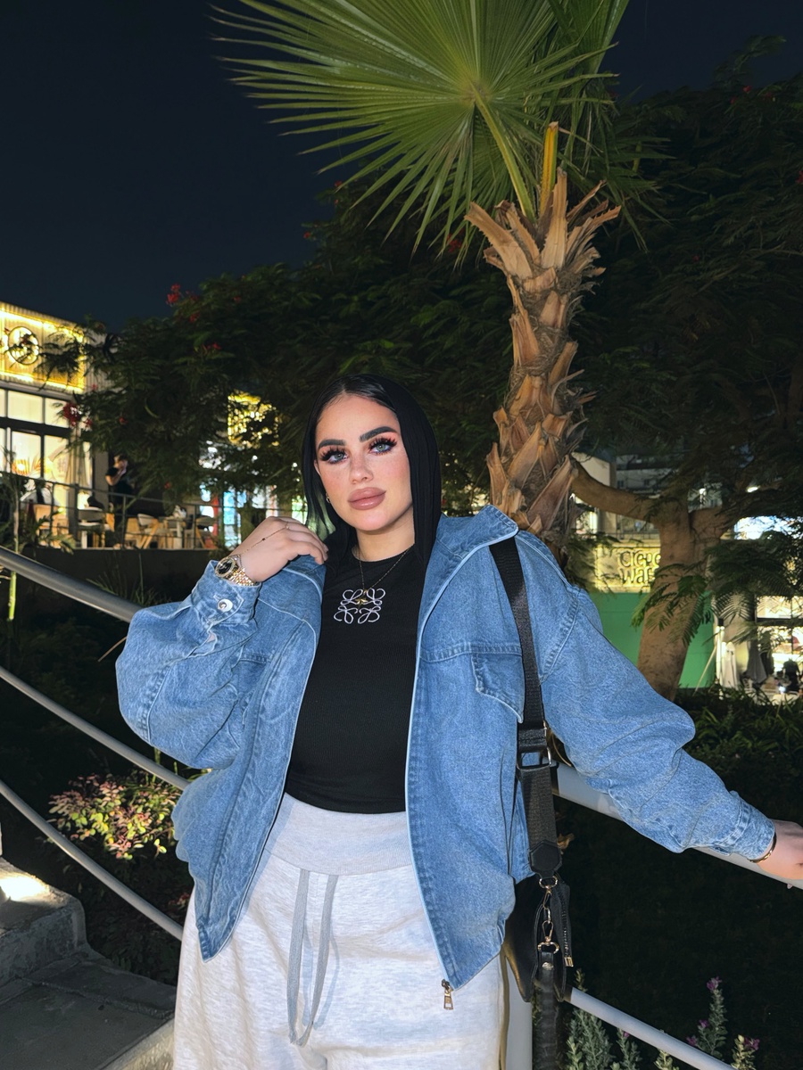 Oversized Imported Denim Jacket (578)
