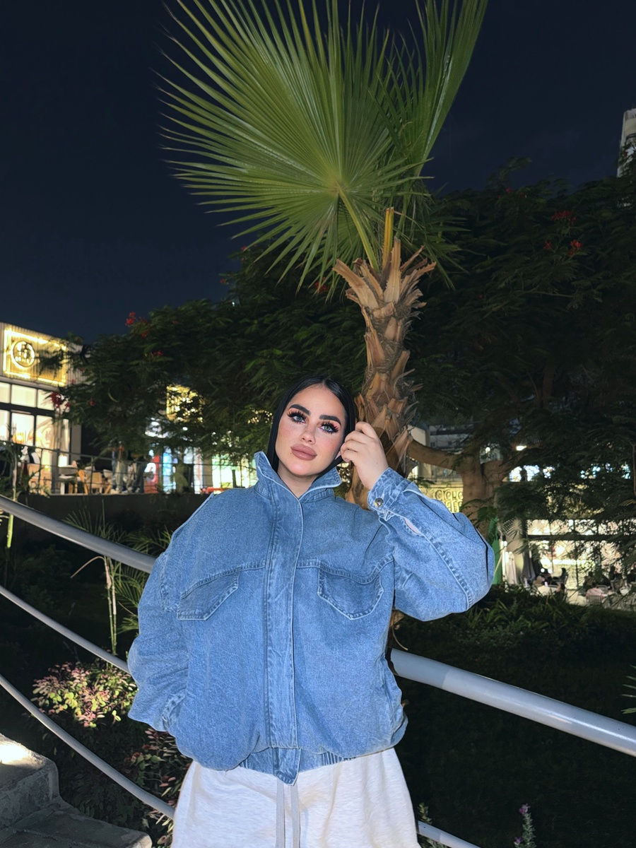 Oversized Imported Denim Jacket (578)